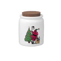 Santa Claus Candy Jar