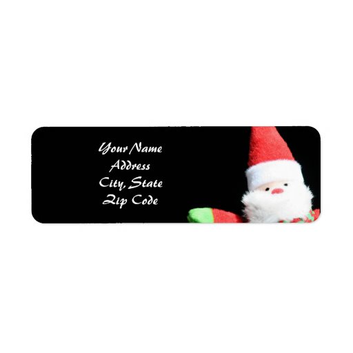 Santa Claus Christmas Address Labels