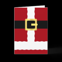 Santa Claus Christmas Card cards