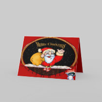 Santa Claus Christmas Card by elenaind Santa Claus Christmas Card