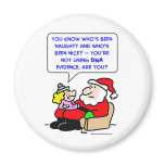 santa claus christmas dna evidence magnets