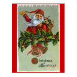 Santa Claus Christmas Greeting Postcard
