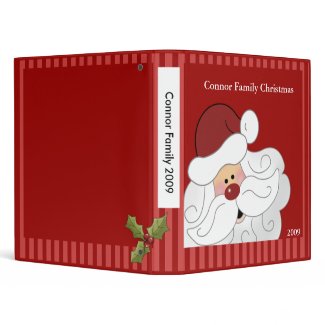 Santa Claus Christmas Holiday Family Photo album binder