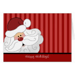 SANTA CLAUS Christmas Holiday Folded Card
