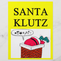 SANTA claus christmas joke Personalized Flyer