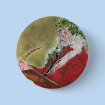 Santa Claus Christmas List buttons