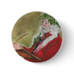 Santa Claus Christmas List Pinback Button