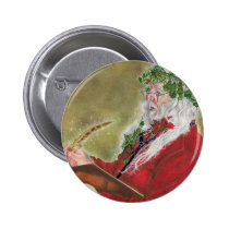 Santa Claus Christmas List buttons