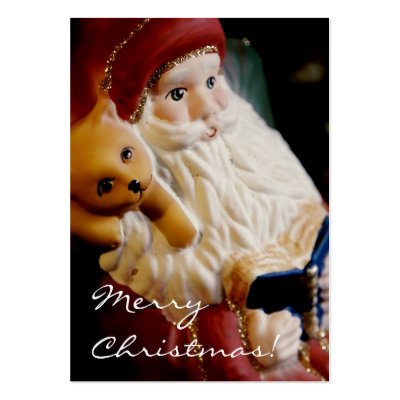 Santa Claus • Christmas Profilecard / Gift Tag Business Card Template by SabineStGreetings