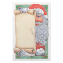 Santa Claus Christmas Stationary stationery