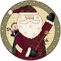 Santa Claus Christmas Tree Ornament photo sculptures by CowPieCreek Santa Claus Christmas Tree Ornament photo sculptures