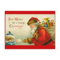 Santa Claus Christmas Vintage Style postcards