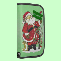 Santa Claus Cute Animals Merry Christmas planners