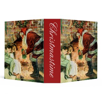 Santa Claus Delivering Presents