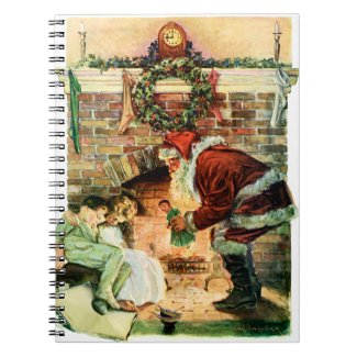 Santa Claus Delivering Presents