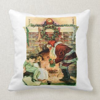 Santa Claus Delivering Presents