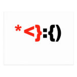 Santa Claus Emoticon - postcards