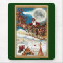 Santa Claus Father Christmas & Sleigh Mousepad