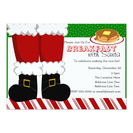 Santa Claus Feet Card | Zazzle