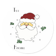 Santa Claus Gift Tags sticker