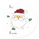 Santa Claus Gift Tags stickers by turtle53322 Santa Claus Gift Tags stickers