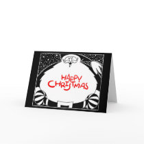 Santa Claus Happy Christmas Card by JoniceC Santa Claus Happy Christmas Card