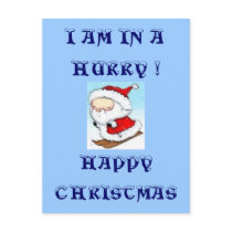 SANTA CLAUS "HAPPY CHRISTMAS" postcards