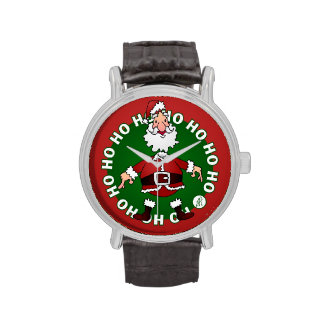 Santa Claus Ho Ho Ho Wristwatches