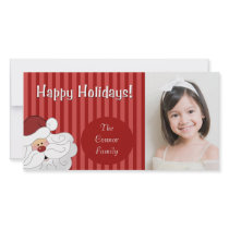SANTA CLAUS Holiday Christmas Photo Card photo cards by allpetscherished SANTA CLAUS Holiday Christmas Photo Card photo cards