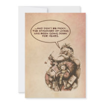 Santa Claus Humor Invitations