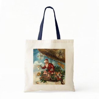 Santa Claus in Airship