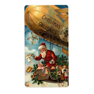 Santa Claus in Airship