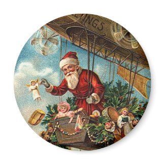 Santa Claus in Airship
