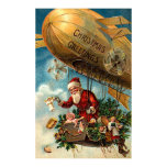 Santa Claus in Airship posters