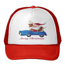 Santa Claus in Cabrio Mesh Hat