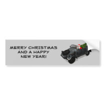 Santa Claus In Kuebelwagen Bumper Sticker