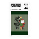 Santa Claus is Watching postage