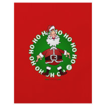 Santa Claus jumps 4 Christmas flyers