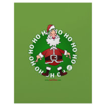 Santa Claus jumps 4 Christmas letterhead