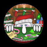 Santa Claus Kilroy Magnet