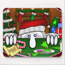 Santa Claus Kilroy Mousepad