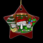 Santa Claus Kilroy Ornament