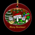 Santa Claus Kilroy Ornament