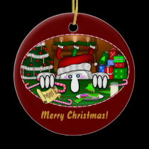 Santa Claus Kilroy Ornament