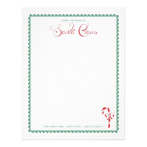 Search Results for “From The Desk Of Santa Claus Letterhead Template