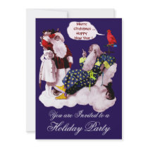 SANTA CLAUS, LITTLE ANGEL & MERLIN Christmas Party Announcements