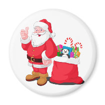 Santa Claus Refrigerator Magnet