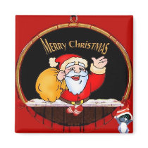 Santa Claus Magnet by elenaind Santa Claus Magnet