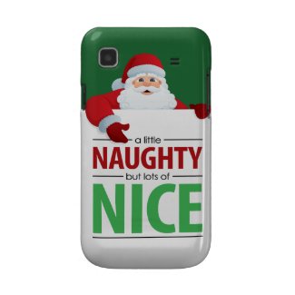 Santa Claus Naughty and Nice Samsung Galaxy Case casematecase