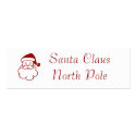 Santa Claus North Pole business cards